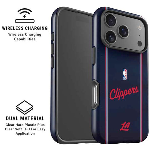 NBA LA Clippers Jersey iPhone 17 Pro Magsafe Impact Case