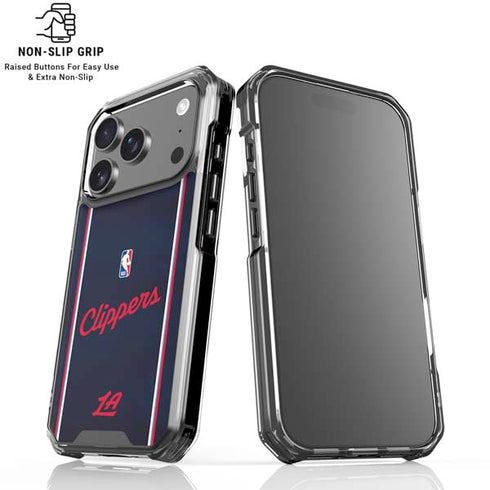 NBA LA Clippers Jersey iPhone 17 Pro Max Clear Case