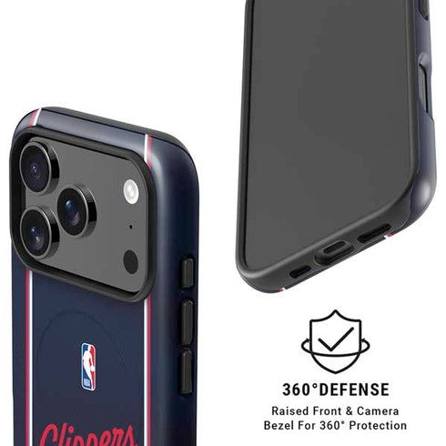 NBA LA Clippers Jersey iPhone 17 Pro Max Magsafe Impact Case