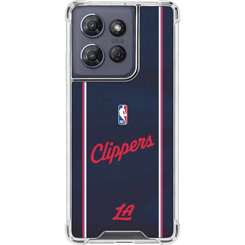 NBA LA Clippers Jersey Moto G Stylus 5G (2025) Clear Case