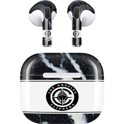 NBA LA Clippers Marble Apple AirPods (3rd Gen 2021) Skin