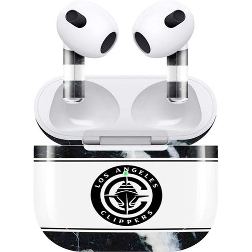 NBA LA Clippers Marble Apple AirPods (3rd Gen 2021) Skin