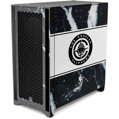 NBA LA Clippers Marble Corsair 4000D Tempered Glass Mid-Tower ATX Case Skin