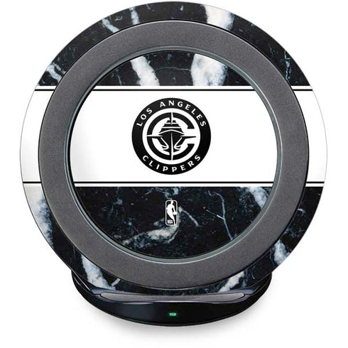 NBA LA Clippers Marble Fast Charge Wireless Charging Stand Skin
