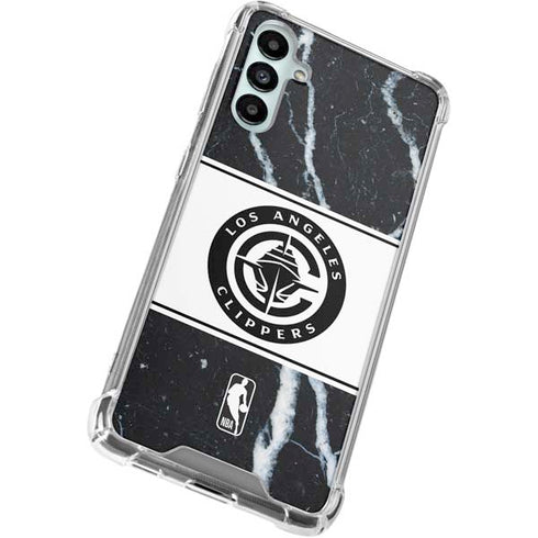 NBA LA Clippers Marble Galaxy A15 5G Clear Case