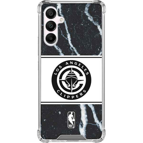 NBA LA Clippers Marble Galaxy A16 5G Clear Case