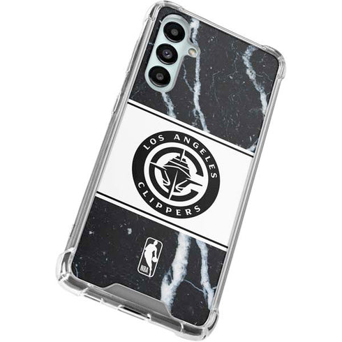 NBA LA Clippers Marble Galaxy A16 5G Clear Case