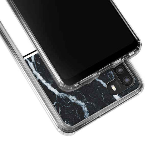 NBA LA Clippers Marble Galaxy A21 Clear Case