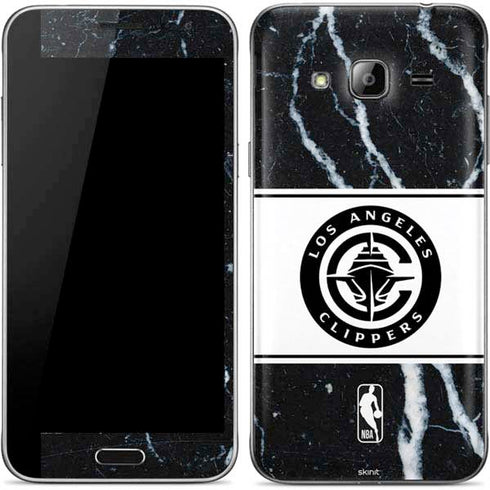 NBA LA Clippers Marble Galaxy J3 Skin