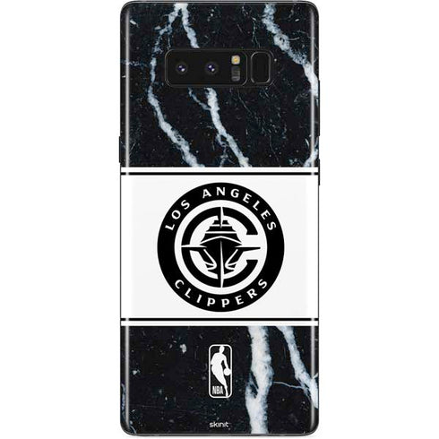 NBA LA Clippers Marble Galaxy Note 8 Skin