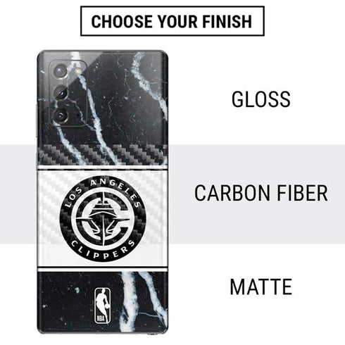 NBA LA Clippers Marble Galaxy Note20 5G Skin