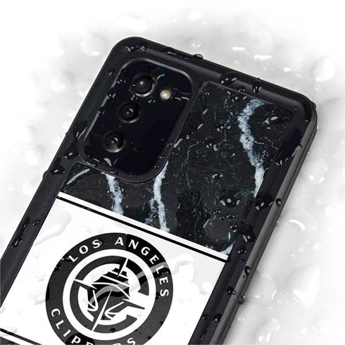 NBA LA Clippers Marble Galaxy Note20 5G Waterproof Case