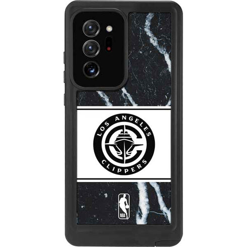 NBA LA Clippers Marble Galaxy Note20 Ultra 5G Waterproof Case