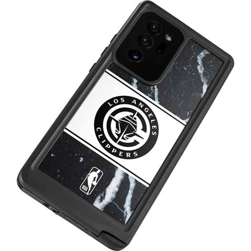NBA LA Clippers Marble Galaxy Note20 Ultra 5G Waterproof Case