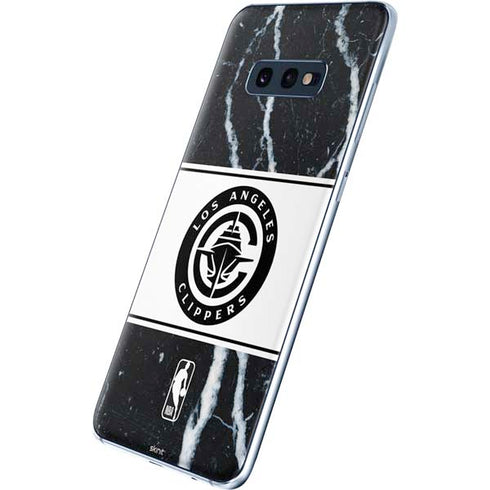 NBA LA Clippers Marble Galaxy S10e Skin