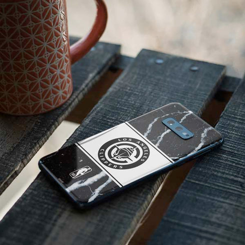 NBA LA Clippers Marble Galaxy S10e Skin