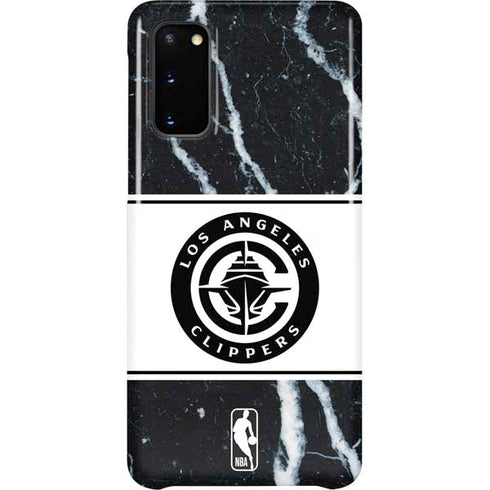NBA LA Clippers Marble Galaxy S20 Lite Case