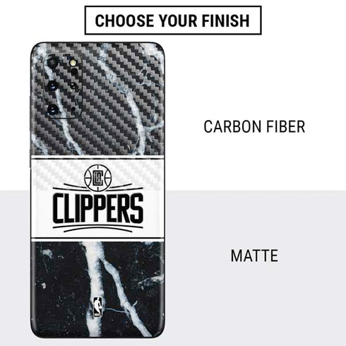 NBA LA Clippers Marble Galaxy S20 Plus Skin