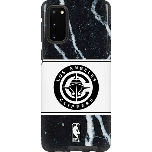NBA LA Clippers Marble Galaxy S20 Pro Case