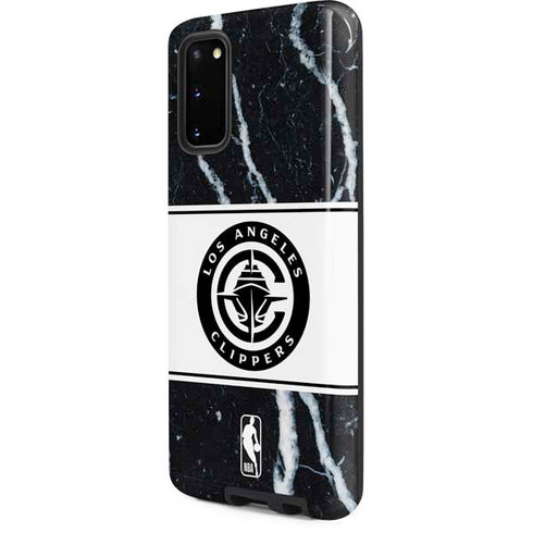 NBA LA Clippers Marble Galaxy S20 Pro Case