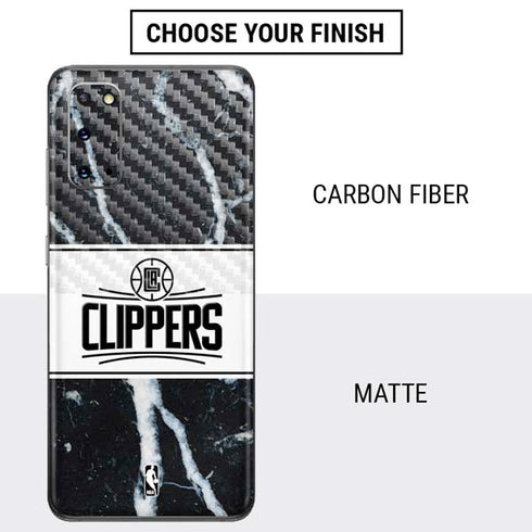 NBA LA Clippers Marble Galaxy S20 Skin