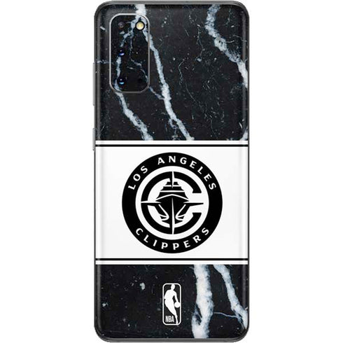 NBA LA Clippers Marble Galaxy S20 Skin
