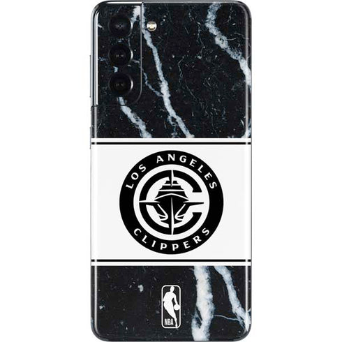 NBA LA Clippers Marble Galaxy S21 5G Skin