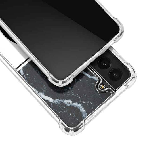 NBA LA Clippers Marble Galaxy S21 FE Clear Case
