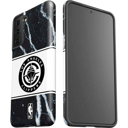 NBA LA Clippers Marble Galaxy S21 Plus 5G Pro Case