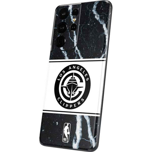 NBA LA Clippers Marble Galaxy S21 Ultra 5G Skin