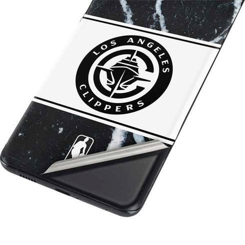 NBA LA Clippers Marble Galaxy S21 Ultra 5G Skin