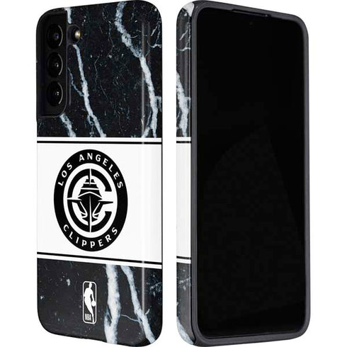 NBA LA Clippers Marble Galaxy S22 Pro Case