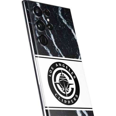 NBA LA Clippers Marble Galaxy S22 Ultra Skin