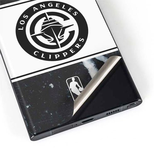 NBA LA Clippers Marble Galaxy S22 Ultra Skin