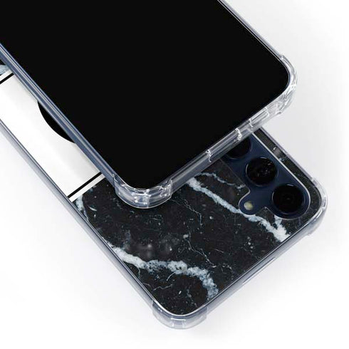 NBA LA Clippers Marble Galaxy S24 Clear Case