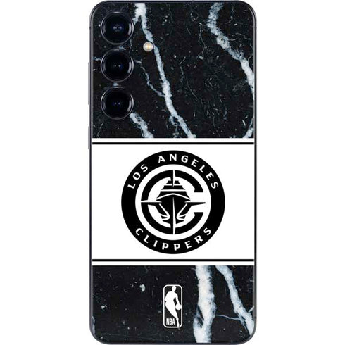 NBA LA Clippers Marble Galaxy S25 Plus Skin