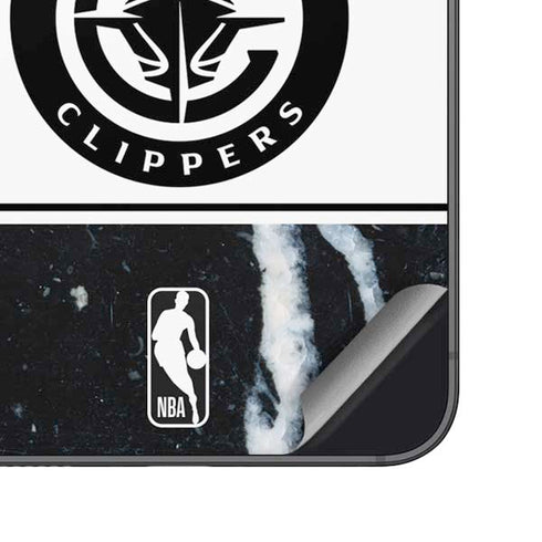 NBA LA Clippers Marble Galaxy S25 Plus Skin