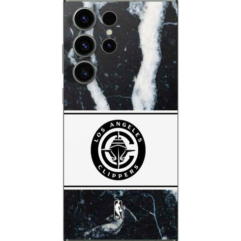 NBA LA Clippers Marble Galaxy S25 Ultra Skin