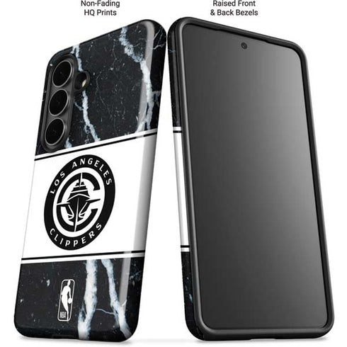 NBA LA Clippers Marble Galaxy S26 Impact Case