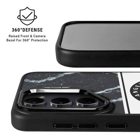 NBA LA Clippers Marble Galaxy S26 Kickstand Case