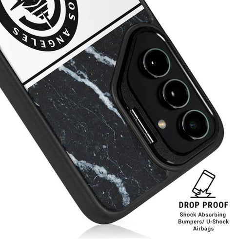 NBA LA Clippers Marble Galaxy S26 Kickstand Case