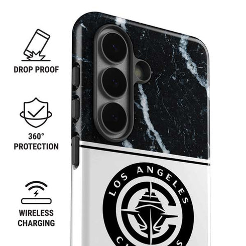 NBA LA Clippers Marble Galaxy S26 Plus Impact Case