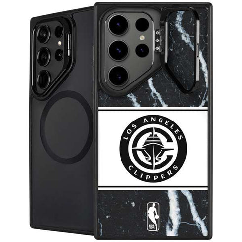 NBA LA Clippers Marble Galaxy S26 Ultra Kickstand Case