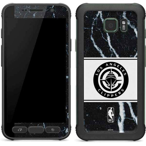 NBA LA Clippers Marble Galaxy S7 Active Skin