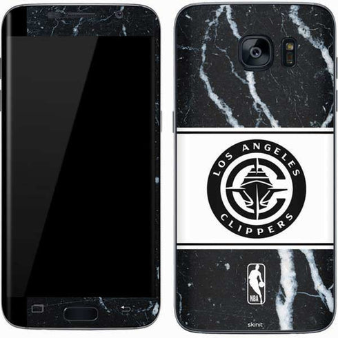 NBA LA Clippers Marble Galaxy S7 Skin