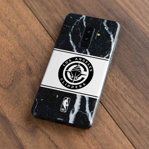 NBA LA Clippers Marble Galaxy S9 Plus Skin