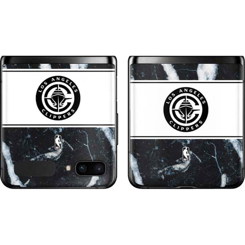NBA LA Clippers Marble Galaxy Z Flip Skin