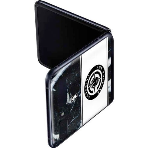 NBA LA Clippers Marble Galaxy Z Flip Skin