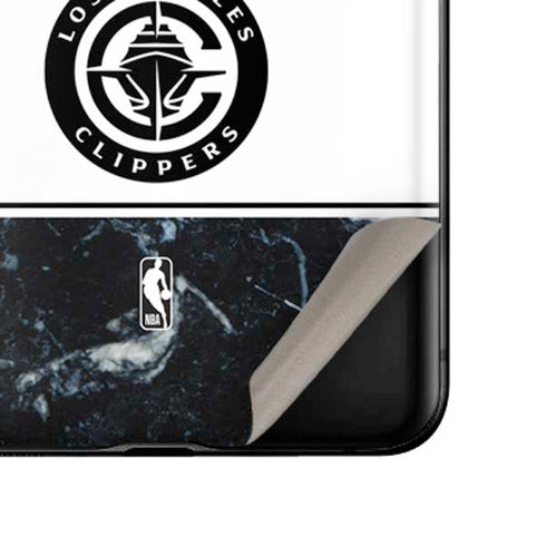 NBA LA Clippers Marble Galaxy Z Flip Skin