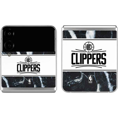 NBA LA Clippers Marble Galaxy Z Flip4 5G Skin